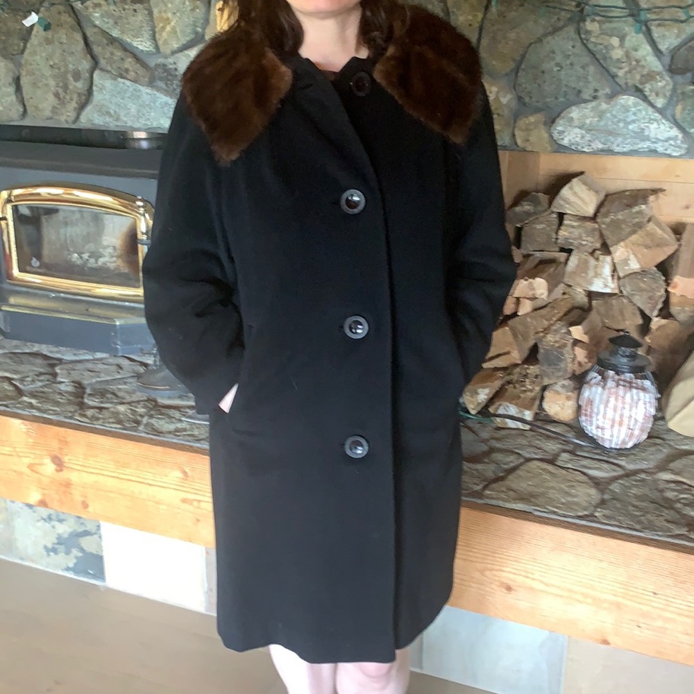Vintage Cashmere and Mink Coat